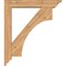 Ekena Millwork Westlake Traditional Smooth Bracket w/ Offset Brace, Western Red Cedar, 5 1/2"W x 28"D x 32"H BKT0604X28X32WTL01SWR - alternate 2